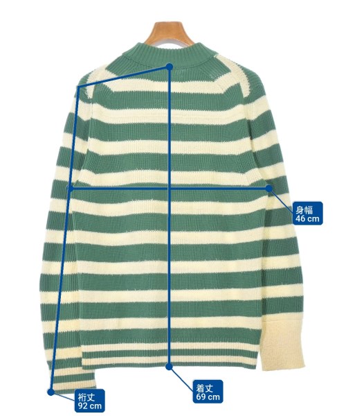 sacai（サカイ）ニット・セーター 緑 サイズ:1(S位) メンズ/2200683278095
