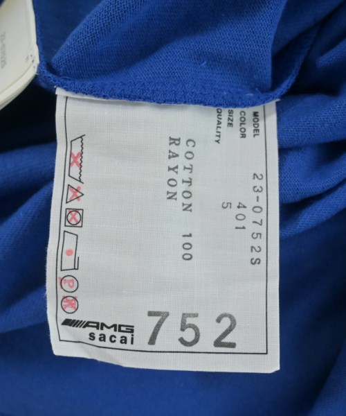 sacai（サカイ）Tシャツ・カットソー 青 サイズ:5(XXL位) メンズ/2200683419023