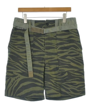 Sacai (サカイ) 24SS ナイロンミリタリーショートパンツ サイズ3 sacai（サカイ）ショートパンツ カーキ サイズ:2(M位) メンズ
