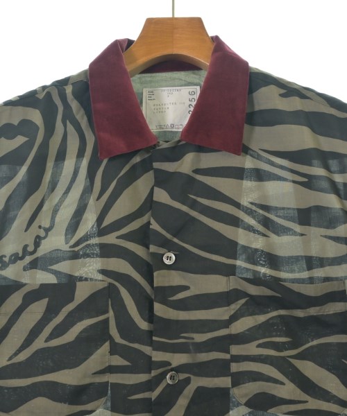 sacai（サカイ）カジュアルシャツ カーキ サイズ:3(L位) メンズ/2200683542134