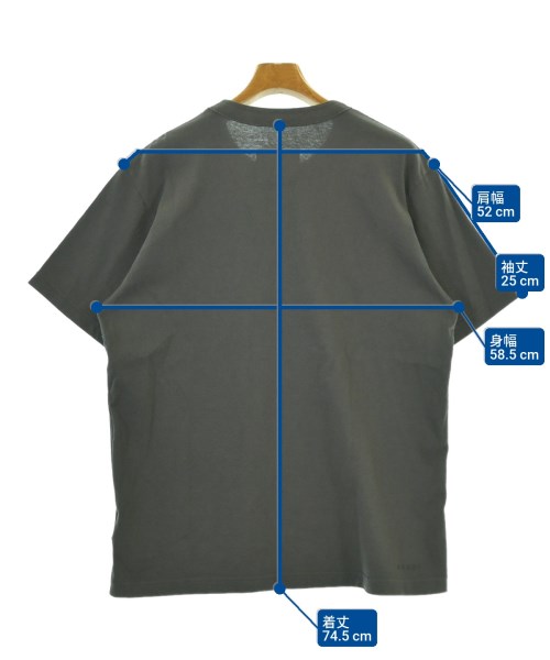 sacai（サカイ）Tシャツ・カットソー グレー サイズ:4(XL位) メンズ/2200683736052