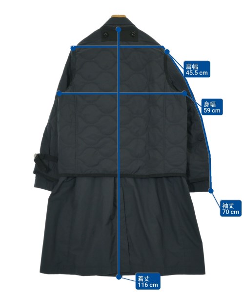 sacai（サカイ）ダウンコート 黒 サイズ:2(M位) メンズ/2200684712017