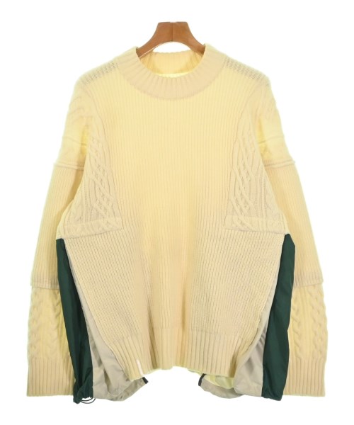 sacai(サカイ)ニット・セーター 白 サイズ:3(L位)/2200674479012