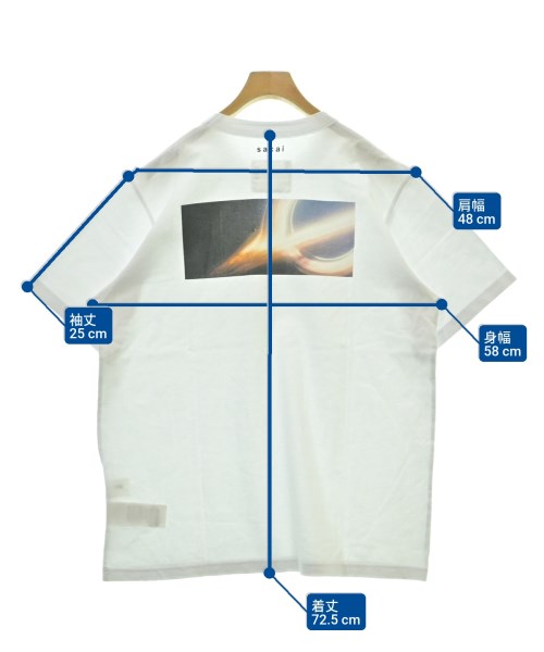 sacai（サカイ）Tシャツ・カットソー 白 サイズ:5(XXL位) メンズ/2200672788017