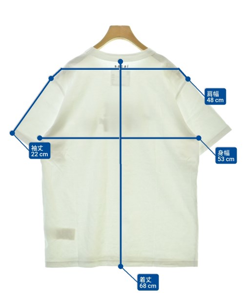 sacai（サカイ）Tシャツ・カットソー 白 サイズ:4(XL位) メンズ/2200672788086