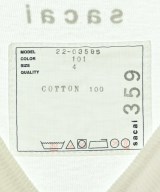 sacai（サカイ）Tシャツ・カットソー 白 サイズ:4(XL位) メンズ/2200672788086