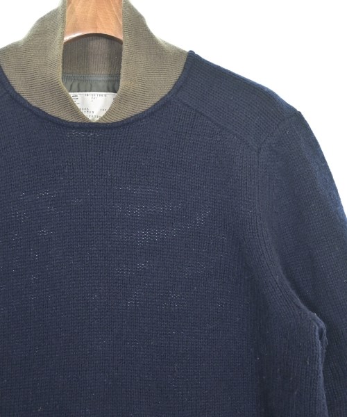 sacai（サカイ）ニット・セーター 紺 サイズ:4(XL位) メンズ/2200685213568