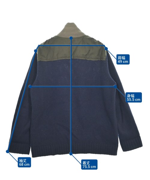 sacai（サカイ）ニット・セーター 紺 サイズ:4(XL位) メンズ/2200685213568