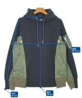 sacai（サカイ）パーカー 紺 サイズ:44(S位) メンズ/2200685674017