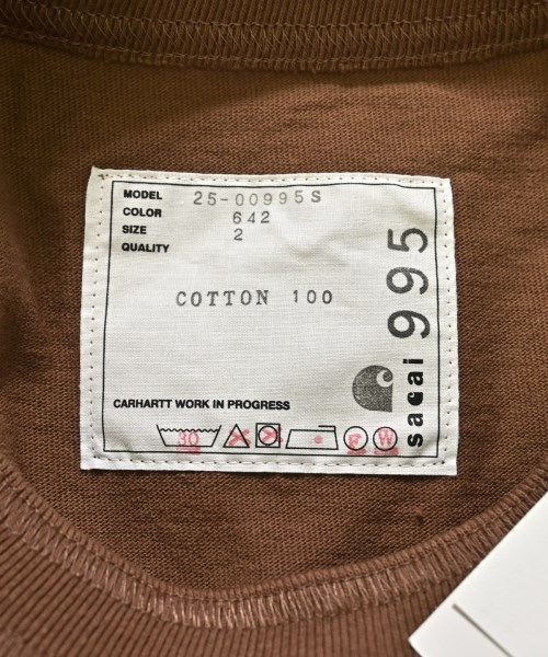 sacai（サカイ）Tシャツ・カットソー 茶 サイズ:2(M位) メンズ/2200685766040