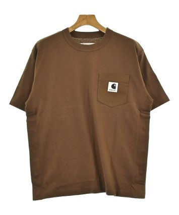 [超美品]sacai サカイ　半袖　tシャツ ブラウン　XL クリーニング済み sacai（サカイ）Tシャツ・カットソー 茶 サイズ:2(M位) メンズ