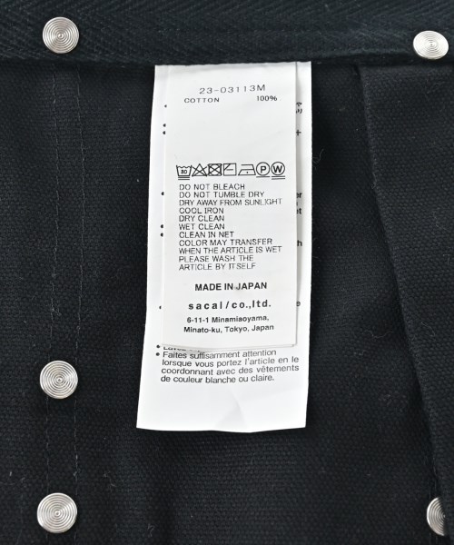 sacai（サカイ）小物類（その他） 黒 サイズ:3 メンズ/2200686115021