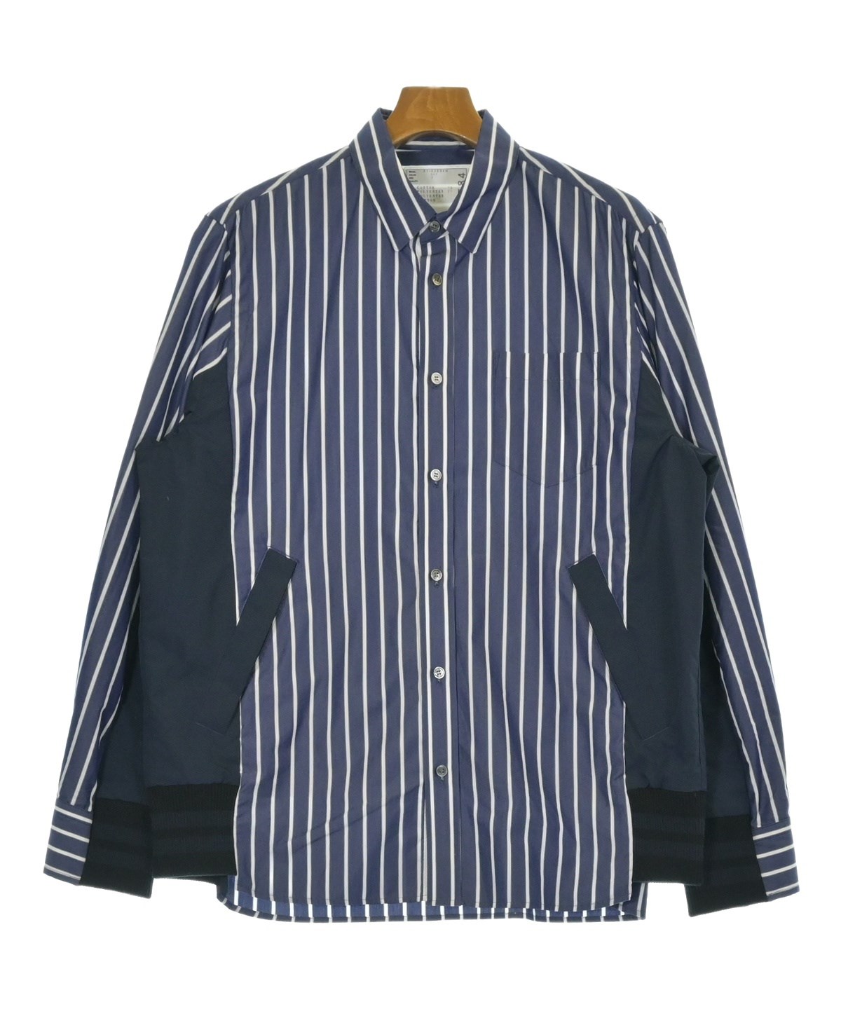 sacai(サカイ)カジュアルシャツ 紺 サイズ:2(M位) メンズ sacai(サカイ)カジュアルシャツ 紺 サイズ:2(M位) メンズ