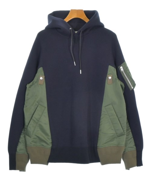 sacai(サカイ)パーカー 紺 サイズ:3(L位)/2200682088053