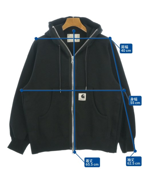 sacai（サカイ）パーカー 黒 サイズ:1(S位) メンズ/2200685871164