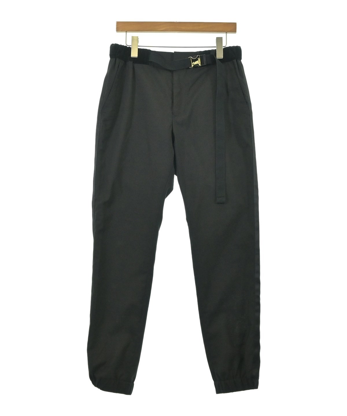 sacai サカイ ナイロン切替 ワイド テーパードパンツ黒 21AW ３ sacai（サカイ）その他 黒 サイズ:2(M位) メンズ/2200686817055