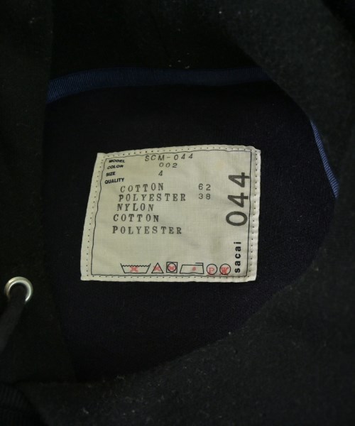 sacai（サカイ）パーカー 黒 サイズ:4(XL位) メンズ/2200677868325
