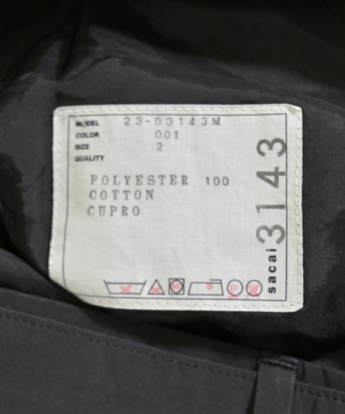 sacai（サカイ）その他 黒 サイズ:2(M位) メンズ/2200687845040