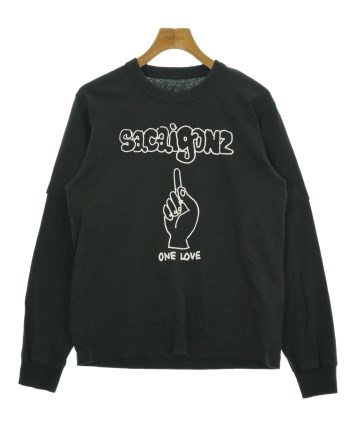 sacai（サカイ）Tシャツ・カットソー 黒 サイズ:1(S位) メンズ