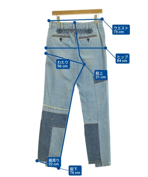 sacai（サカイ）デニムパンツ 青 サイズ:1(S位) メンズ/2200687381043