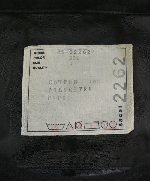 sacai（サカイ）Tシャツ・カットソー 黒 サイズ:4(XL位) メンズ/2200688967048