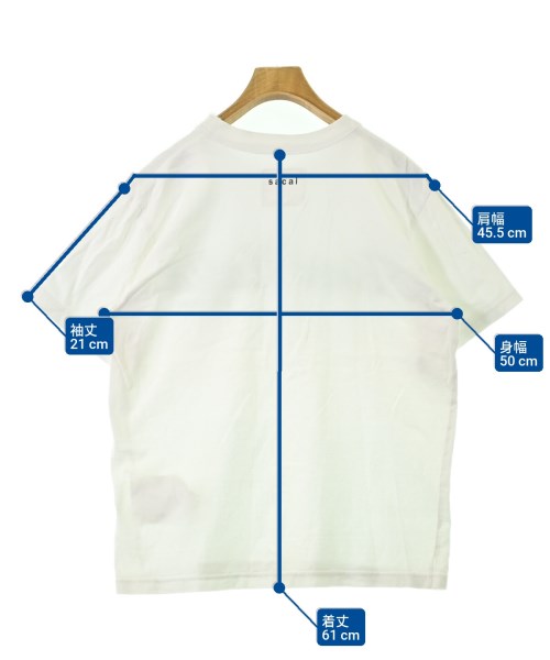 sacai（サカイ）Tシャツ・カットソー 白 サイズ:2(M位) メンズ/2200685625057