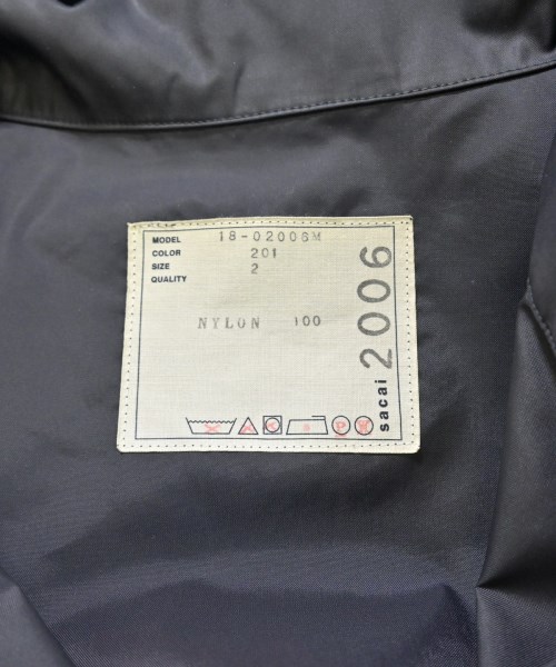 sacai（サカイ）ブルゾン 黒 サイズ:2(M位) メンズ/2200690076011