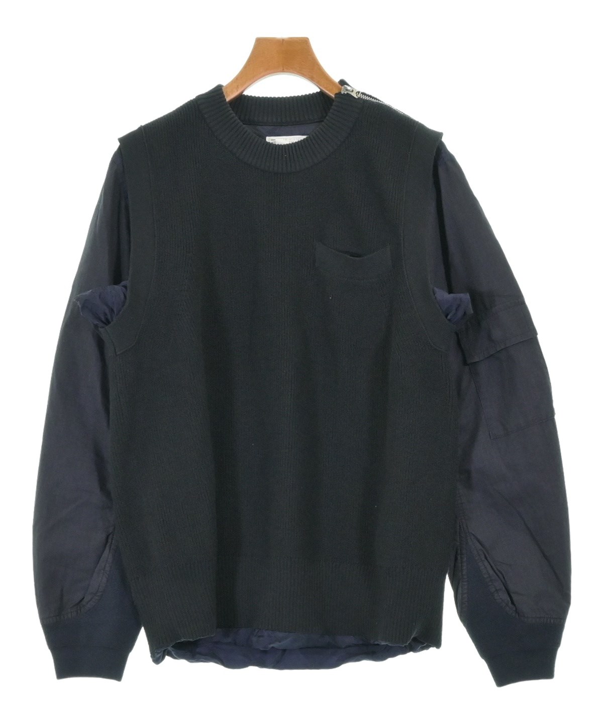 sacai（サカイ）ニット・セーター 紺 サイズ:2(M位) メンズ