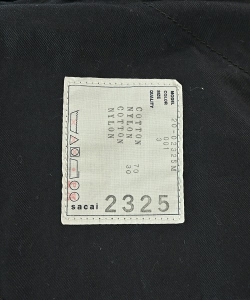 sacai（サカイ）その他 黒 サイズ:M メンズ/2200690527070