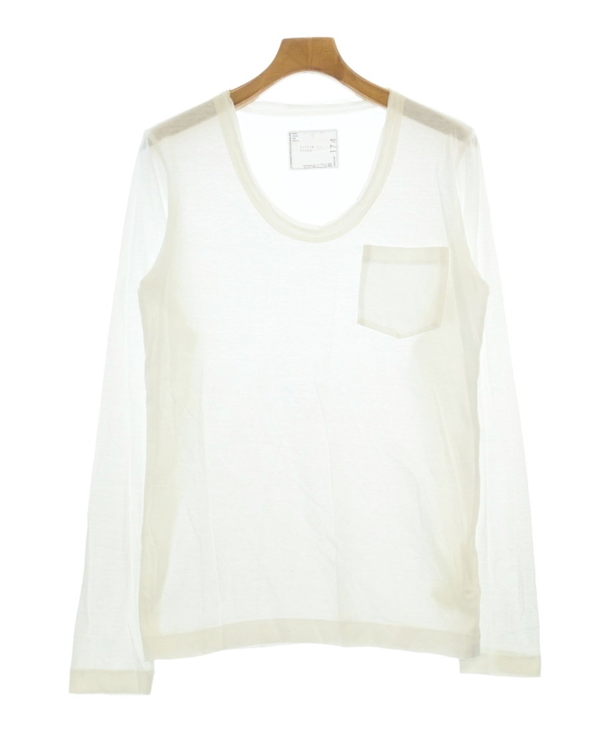 sacai（サカイ）Tシャツ・カットソー 白 サイズ:3(L位) メンズ