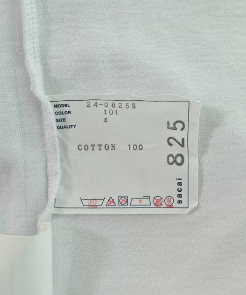 sacai（サカイ）Tシャツ・カットソー 白 サイズ:4(XL位) メンズ/2200672582073
