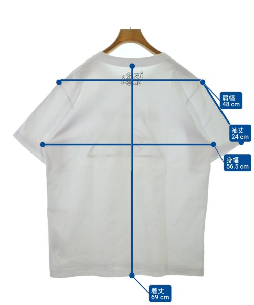 sacai（サカイ）Tシャツ・カットソー 白 サイズ:4(XL位) メンズ/2200672582073