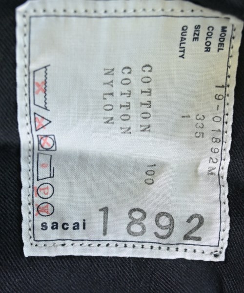 sacai（サカイ）その他 グレー サイズ:-(XS位) メンズ/2200692252048