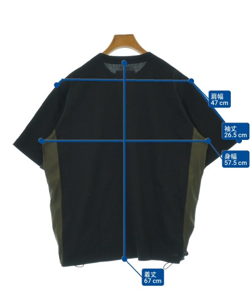 sacai（サカイ）Tシャツ・カットソー 黒 サイズ:2(M位) メンズ/2200693171041