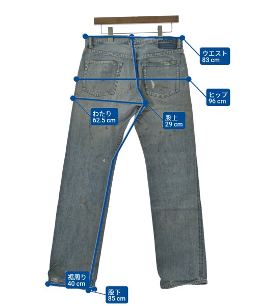 one gravity（ワン　グラビティー）デニムパンツ 青 サイズ:L レディース/2200634978081