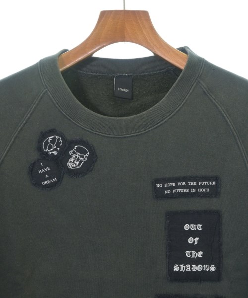 PLEDGE（プレッジ）スウェット 緑 サイズ:46(M位) メンズ/2200671333737