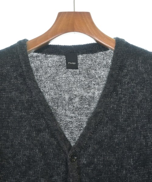 PLEDGE（プレッジ）カーディガン 黒 サイズ:46(M位) メンズ/2200671333799
