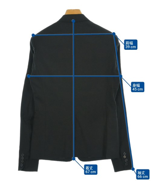 PLEDGE（プレッジ）ジャケット 黒 サイズ:48(L位) メンズ/2200643441040