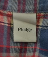 PLEDGE（プレッジ）カジュアルシャツ 青 サイズ:50(L位) メンズ/2200726785016