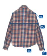 PLEDGE（プレッジ）カジュアルシャツ 青 サイズ:50(L位) メンズ/2200726785016