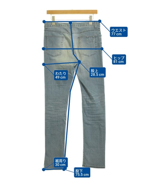 N.HOOLYWOOD（エヌハリウッド）デニムパンツ 青 サイズ:38(M位) メンズ/2200477052030