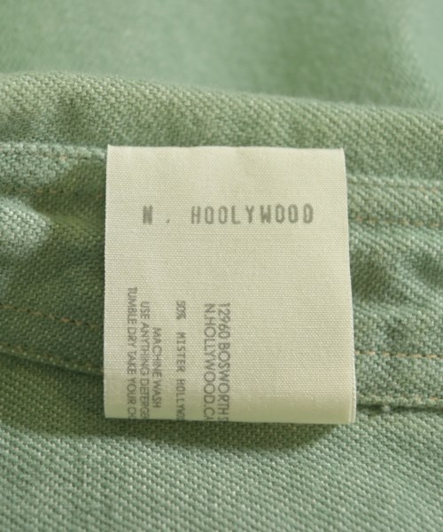 N.HOOLYWOOD（エヌハリウッド）カジュアルシャツ 緑 サイズ:36(S位) メンズ/2200479029122