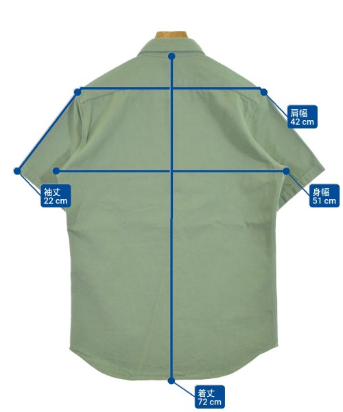 N.HOOLYWOOD（エヌハリウッド）カジュアルシャツ 緑 サイズ:36(S位) メンズ/2200479029122