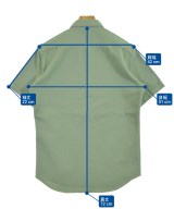 N.HOOLYWOOD（エヌハリウッド）カジュアルシャツ 緑 サイズ:36(S位) メンズ/2200479029122