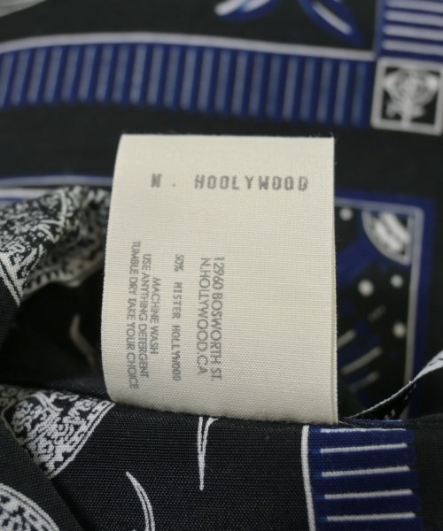 N.HOOLYWOOD（エヌハリウッド）カジュアルシャツ 黒 サイズ:42(XL位) メンズ/2200633017200