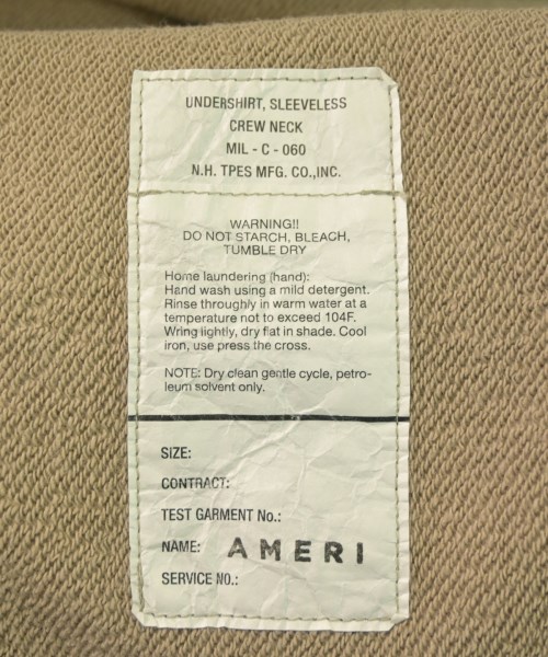 N.HOOLYWOOD（エヌハリウッド）タンクトップ ベージュ サイズ:38(M位) メンズ/2200636054028