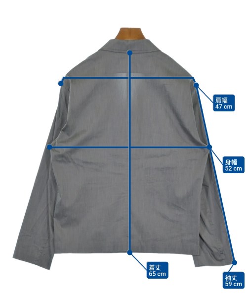 N.HOOLYWOOD（エヌハリウッド）カジュアルジャケット グレー サイズ:36(S位) メンズ/2200620005067