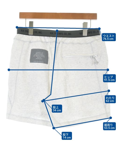 N.HOOLYWOOD（エヌハリウッド）ショートパンツ グレー サイズ:38(M位) メンズ/2200637325035