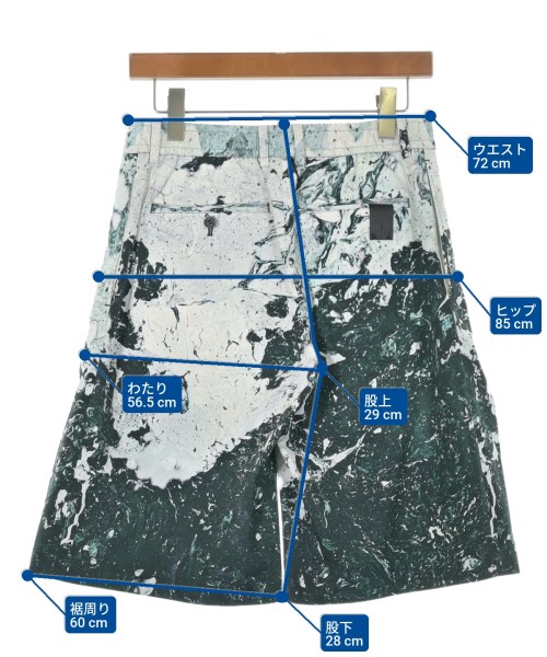 N.HOOLYWOOD（エヌハリウッド）ショートパンツ 緑 サイズ:36(S位) メンズ/2200638142037