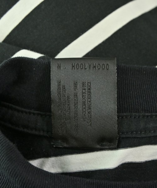 N.HOOLYWOOD（エヌハリウッド）Tシャツ・カットソー 黒 サイズ:38(M位) メンズ/2200639573014